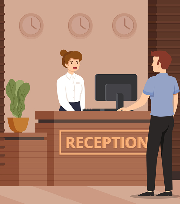 front desk